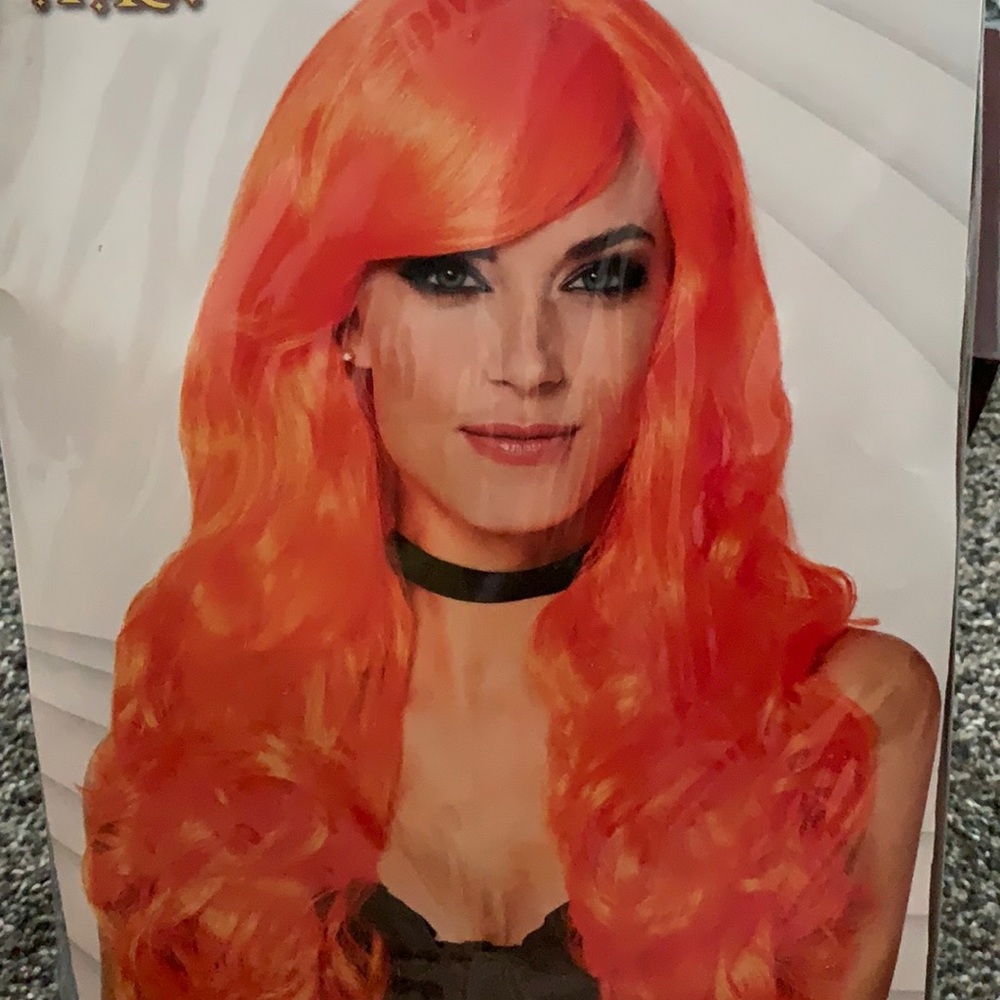 Orange wig
